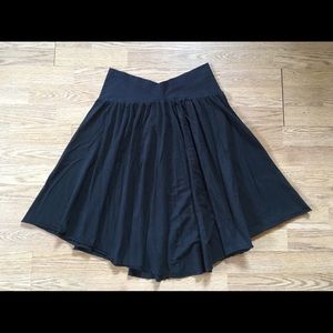 American Apparel black cotton skirt size XL